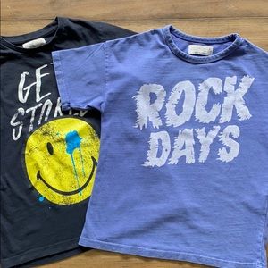 Boys Zara shirts